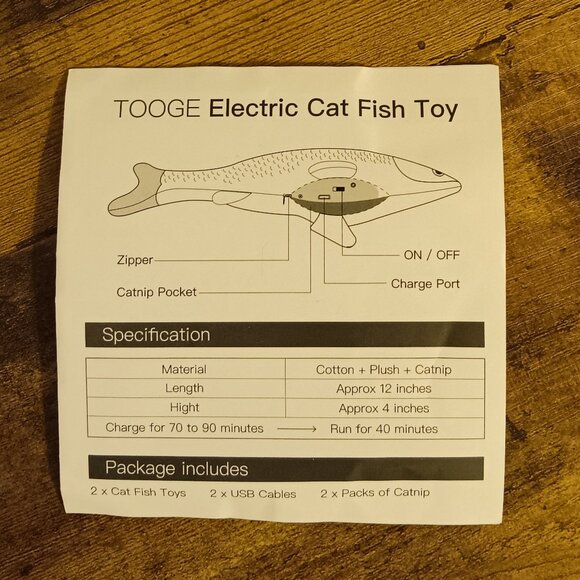 Floppy Fish - Set of 2 - 11" Long! - Picture 2 of 10